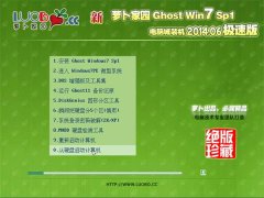 }҈@ Ghost Win7 SP1 XǘOٰ v2014.06